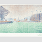 At Flushing (A Flessingue) (1895) Print By Paul Signac 11.7X16.54 Inches/ Rolled Poster Decor