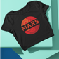 Red Orange Futuristic Modern Illustrated Mars - Crop Top