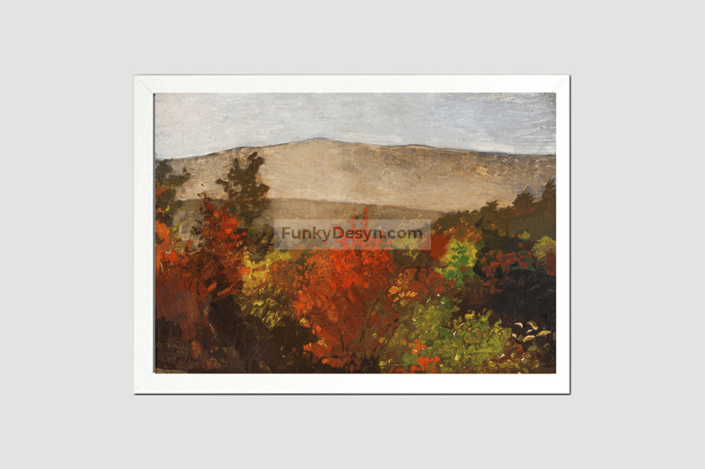 Autumn Treetops (1873) by Winslow Homer.