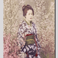 Beautiful photomechanical prints of a Geisha and Cherry Blossom (1887–1897) by Ogawa Kazumasa