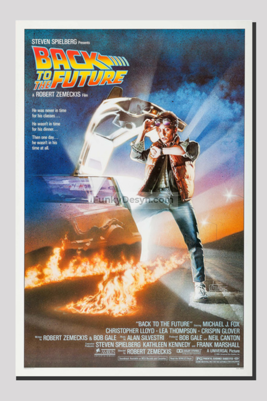 Back To The Future - 1985 20X30 Inches/ Wrapped Canvas Decor