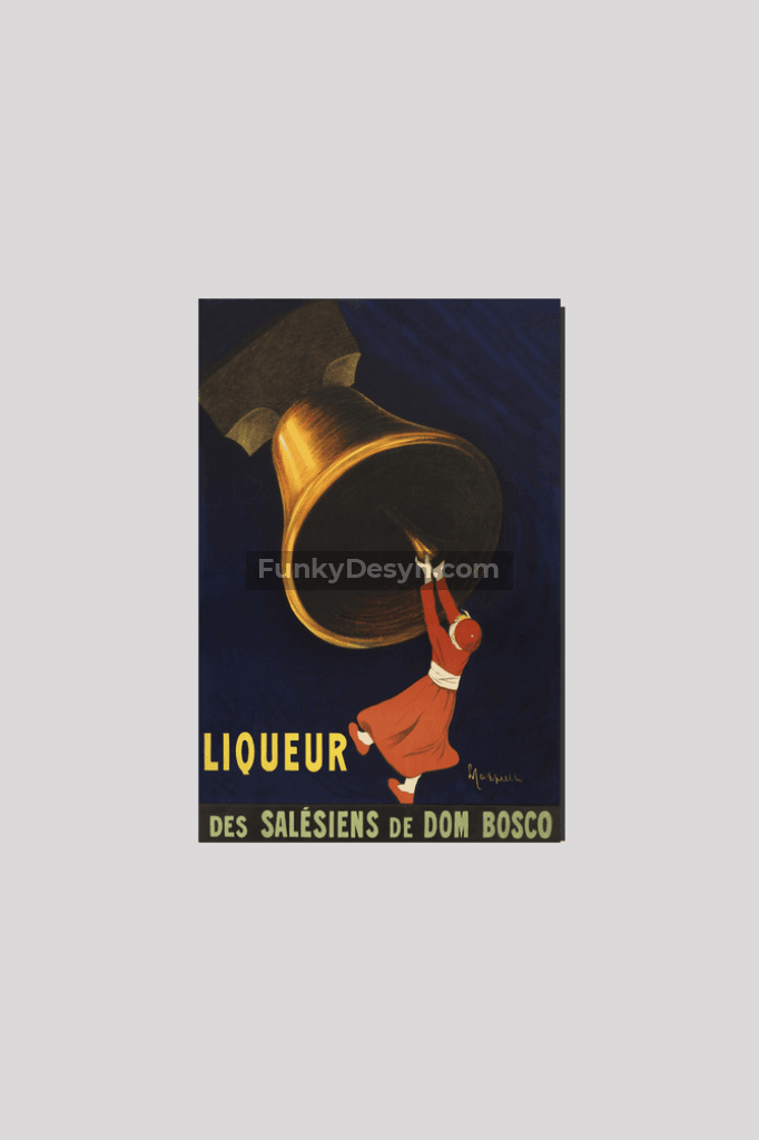Angelus, liqueur des Salésiens de Dom Bosco (1907)  by Leonetto Cappiello
