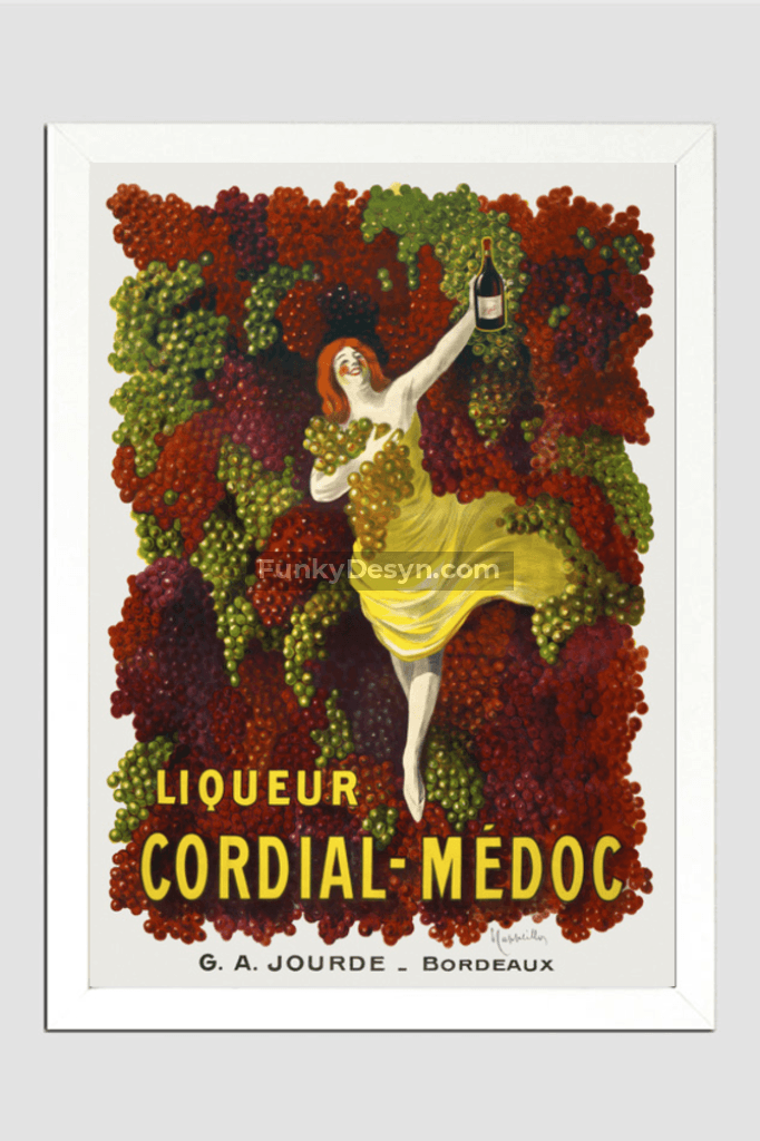 Liquer Cordial-Médoc, G. A. Jourde - Bordeaux (1907) by Leonetto Cappiello.