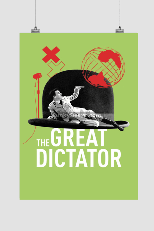 The Great Dictator -1940 11.7X16.54 Inches/ Rolled Poster Decor