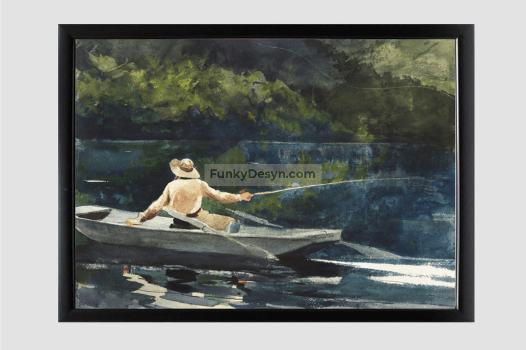 Casting, Number Two (1894) by Winslow Homer