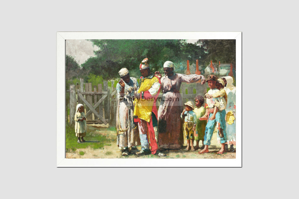 Dressing for the Carnival (1877) by Winslow Homer