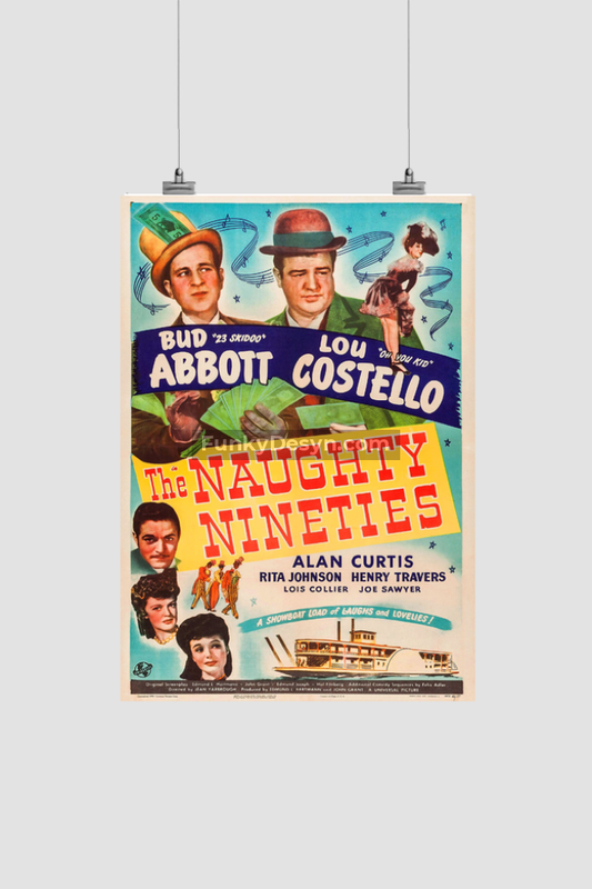 The Naughty Nineties-1945 8.3X11.7 Inches/ Rolled Poster Decor