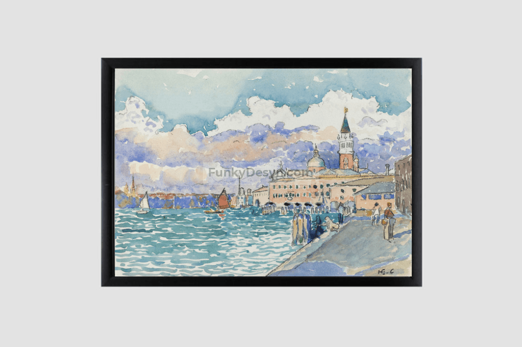 Venice (1903) painting in high resolution by Henri-Edmond Cross.