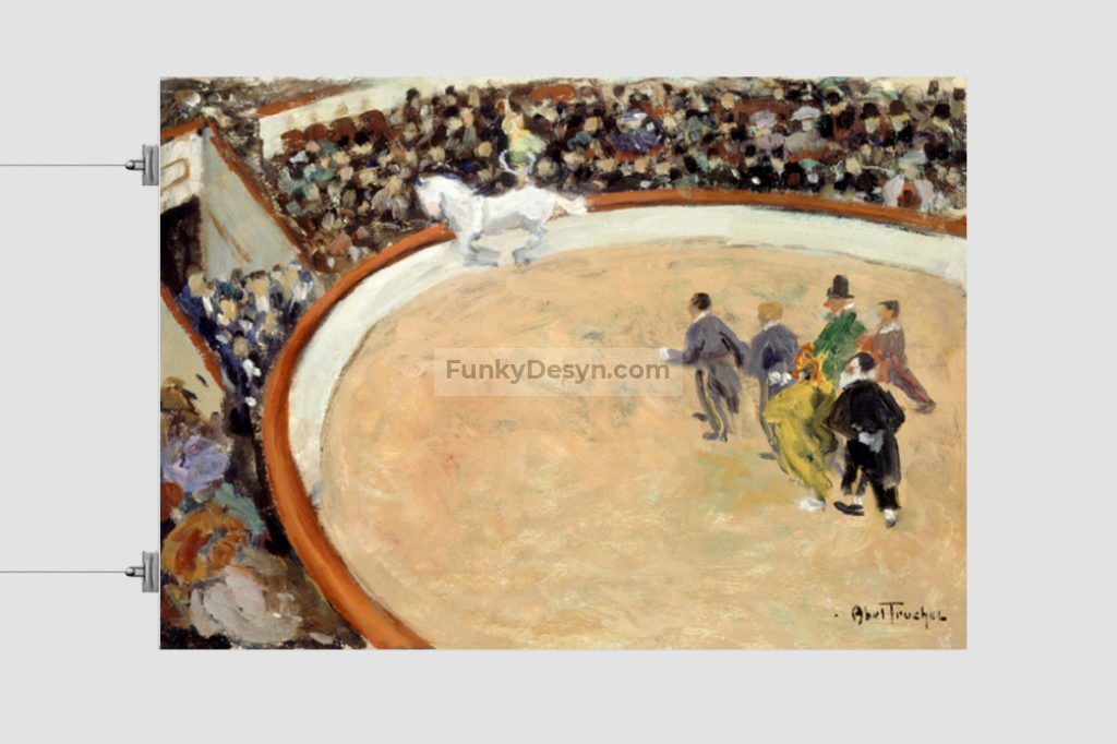 The Médrano circus, boulevard Rochechouard (1907) by Louis Abel-Truchet.