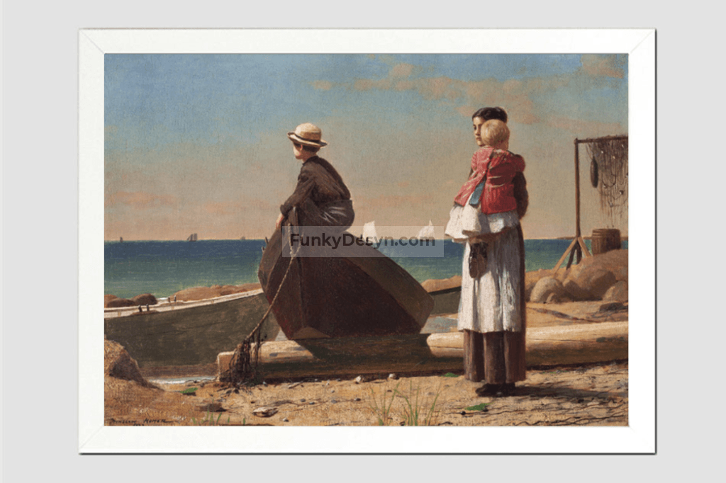 Dad's Coming (1873) by Winslow Homer