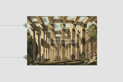 Ancient Cistern in Val di Noto from Views in the Ottoman Dominions, in Europe, in Asia, and some of the Mediterranean islands (1810) illustrated by Luigi Mayer (1755-1803).