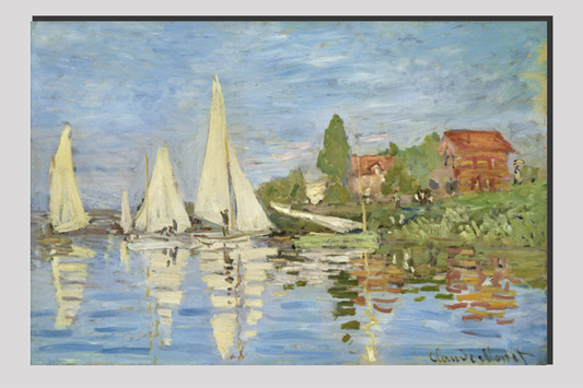 Claude Monet's Regattas at Argenteuil (1872)