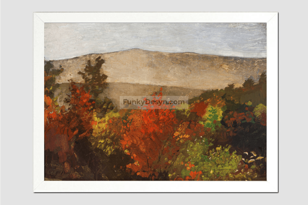Autumn Treetops (1873) by Winslow Homer.
