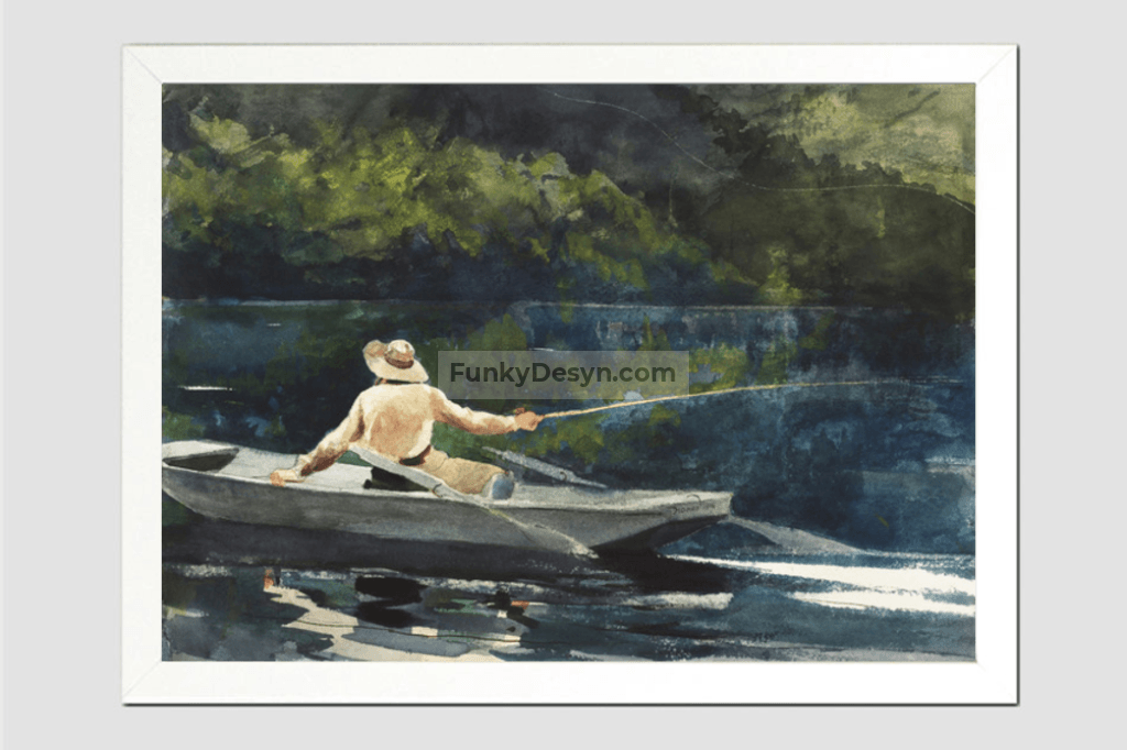 Casting, Number Two (1894) by Winslow Homer