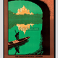 Visit India Vintage Lucknow Travel Poster 20X30 Inches/ Wrapped Canvas Decor