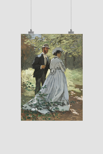 Bazille and Camille (1865) by Claude Monet