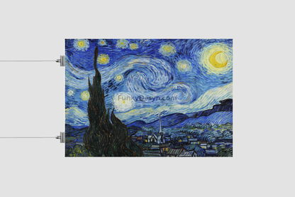 The Starry Night (1889) By Vincent Van Gogh 8.3X11.7 Inches/ Rolled Poster