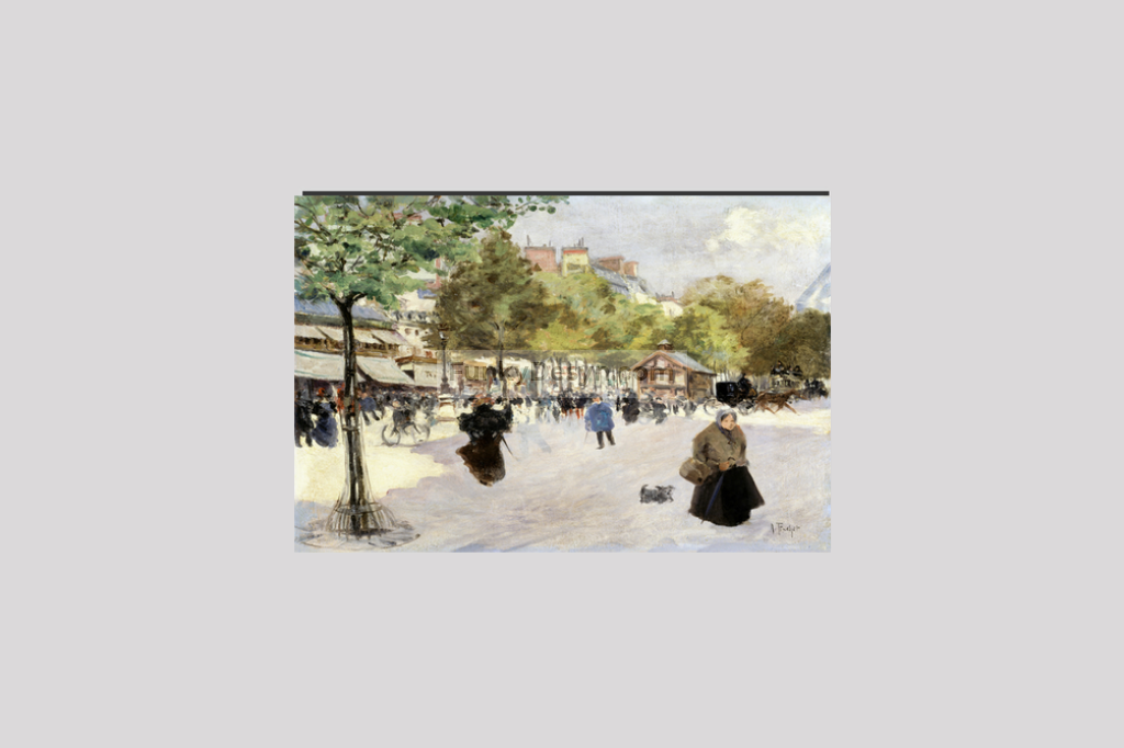 Boulevard de Clichy (1895) by Louis Abel-Truchet.