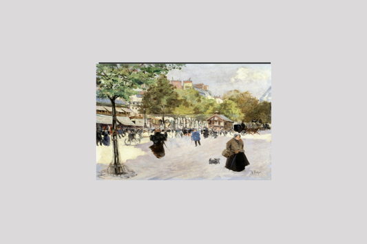 Boulevard de Clichy (1895) by Louis Abel-Truchet.