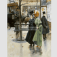 On the Boulevards (1895) by Louis Abel-Truchet