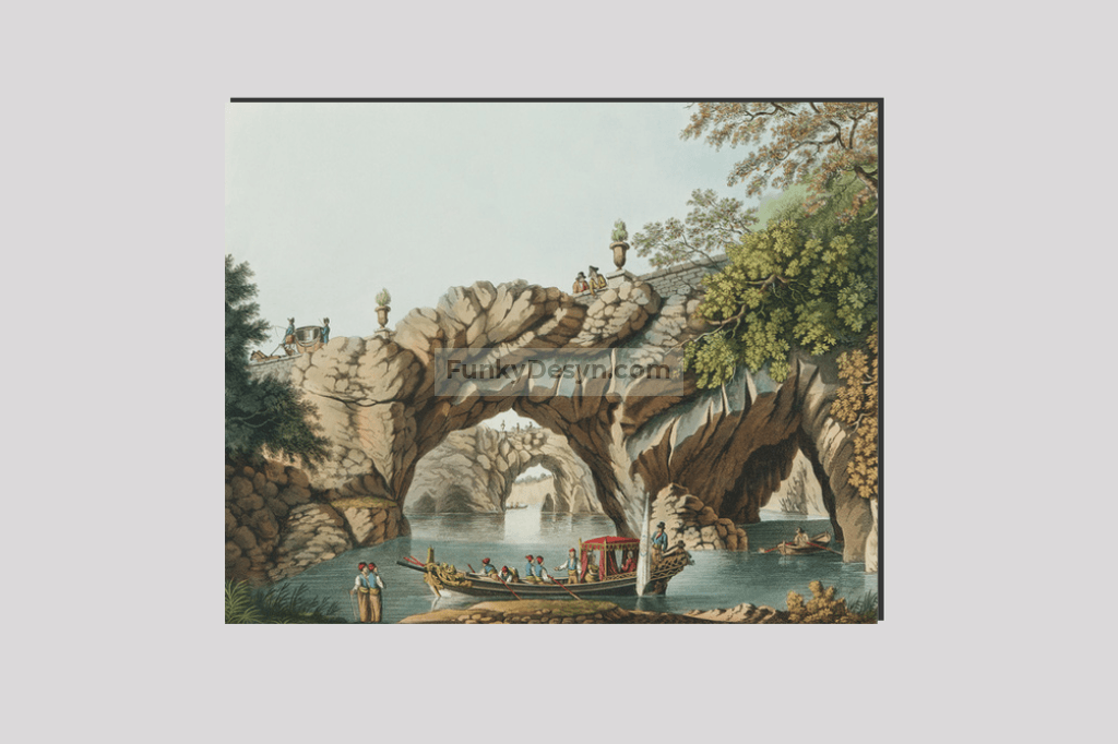 View at Villa Scabrosa by Luigi Mayer (1755-1803)