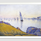 Evening Calm, Concarneau, Opus 220 (Allegro Maestoso) (1891) painting by Paul Signac