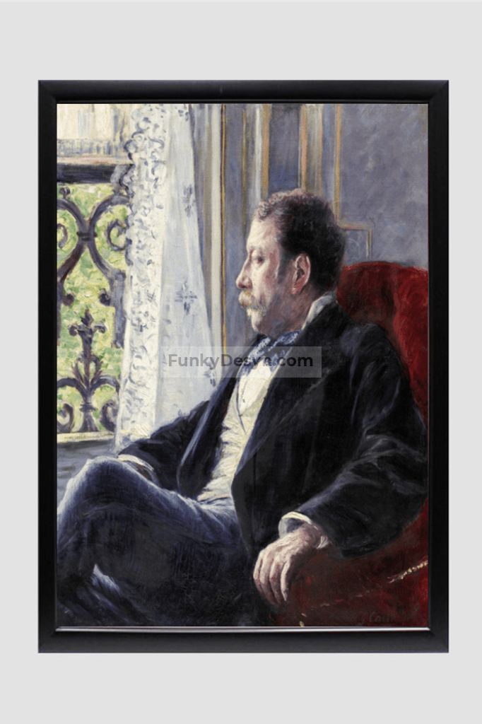 Portrait of a Man (1880) painting by Gustave Caillebotte