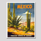 Direccion General De Turismo - Mexico Vintage Travel Poster 16X20 Inches/ Wrapped Canvas Decor