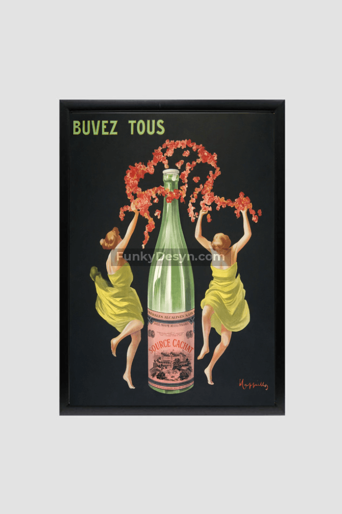 Drink all Evian-Cachat (ca.1912) by Leonetto Cappiello.