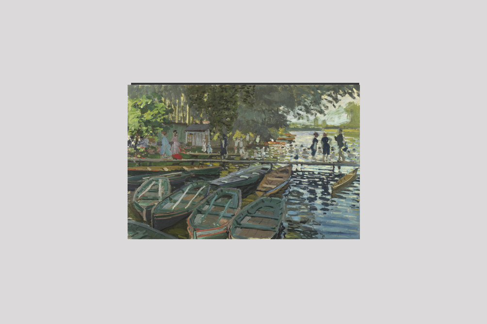 Claude Monet's Bathers at La Grenouillère (1896)