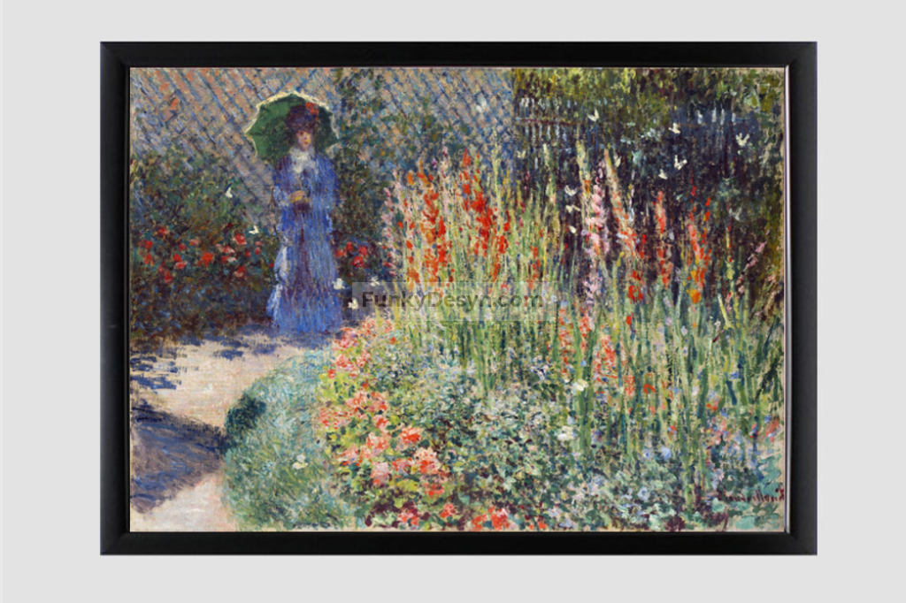 Claude Monet's Rounded Flower Bed (1876)
