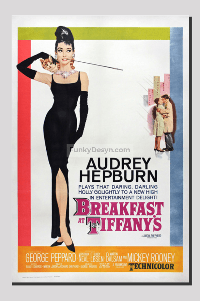 Breakfast At Tiffanys -1961 20X30 Inches/ Wrapped Canvas Decor