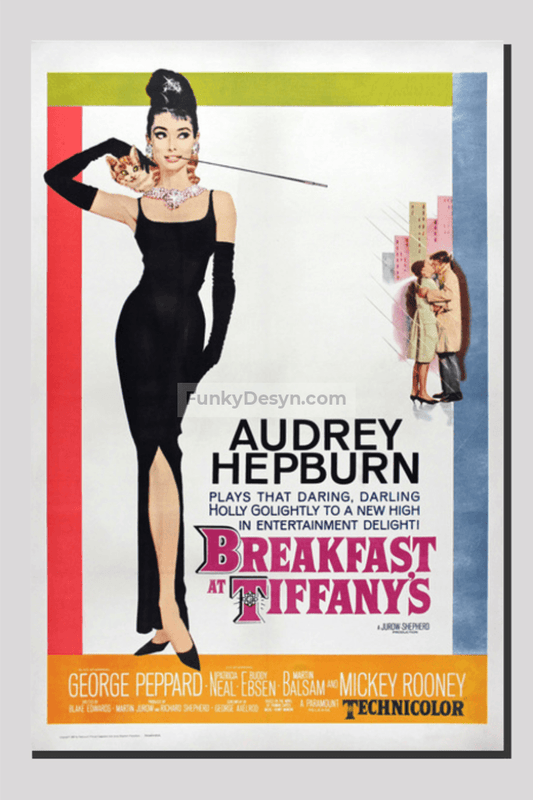 Breakfast At Tiffanys -1961 20X30 Inches/ Wrapped Canvas Decor