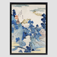 Fuji no Yukei by Utagawa Kuniyoshi (1798-1861), translated An Evening View of Fuji, a traditional Japanese ukiyo-e style illustration of the stream of Asazawa in spring with view of Mount Fuji from the hot springs at Hakon