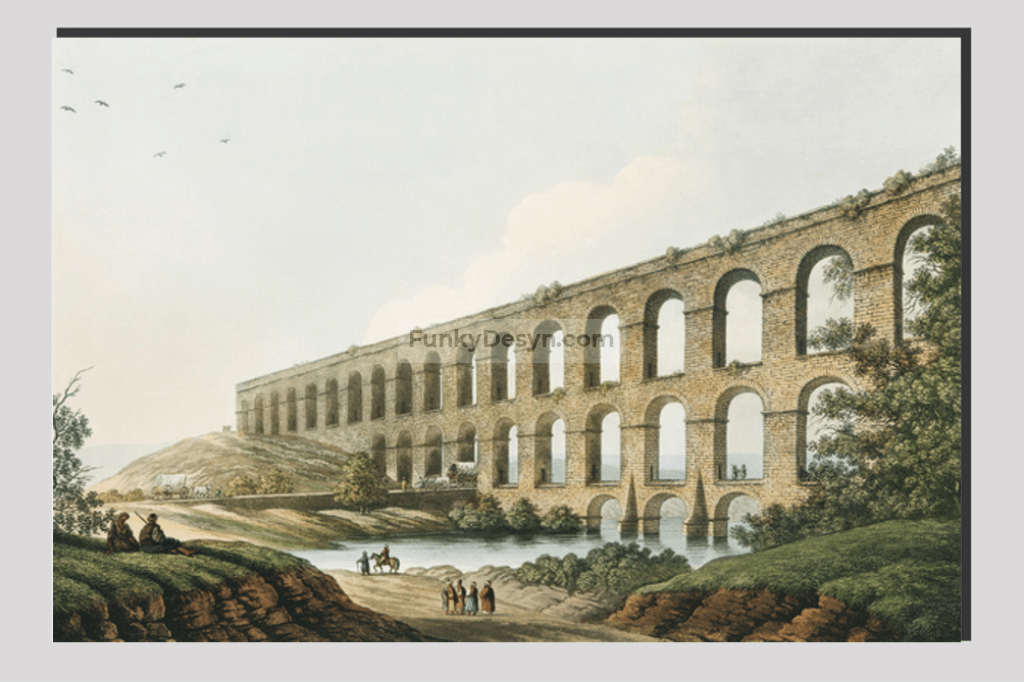 Aqueduct near Belgrade by Luigi Mayer (1755-1803).