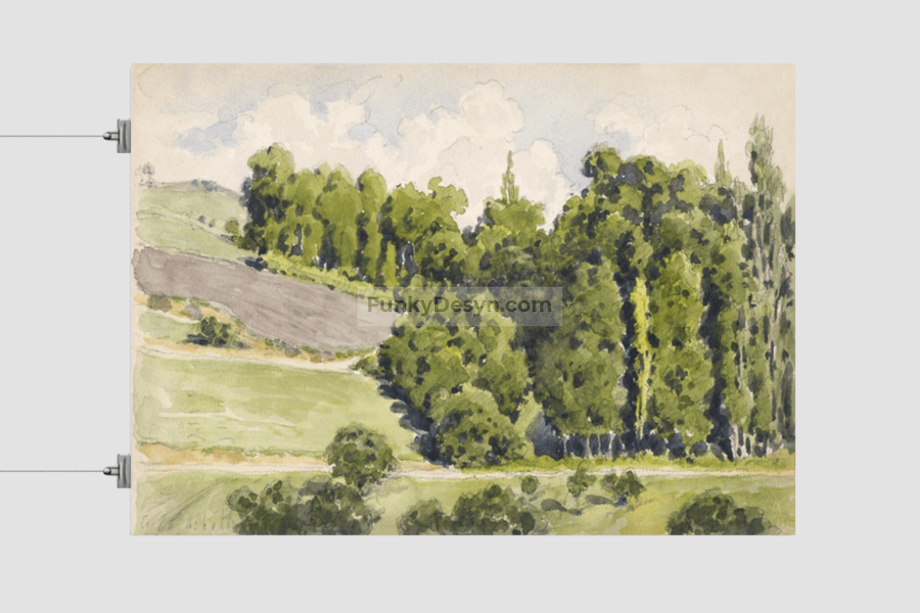Sketchbook (ca. 1883–1887) painting in high resolution by Gustave Caillebotte.