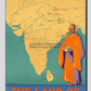 India- The Land Of Lord Buddha 20X30 Inches/ Wrapped Canvas Decor