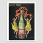 Drink all Evian-Cachat (ca.1912) by Leonetto Cappiello.