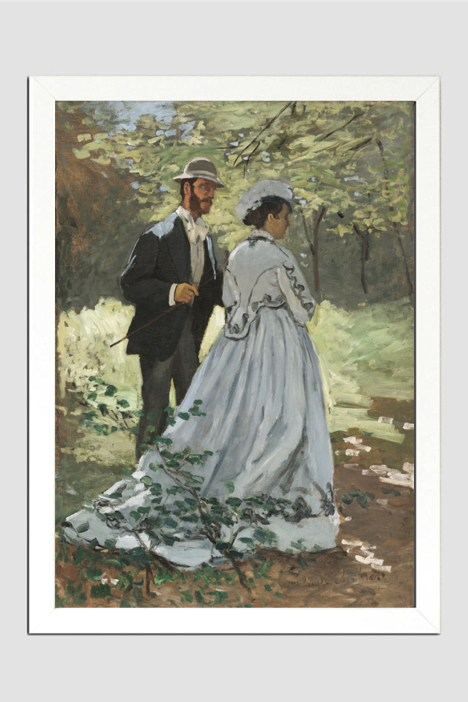Bazille and Camille (1865) by Claude Monet