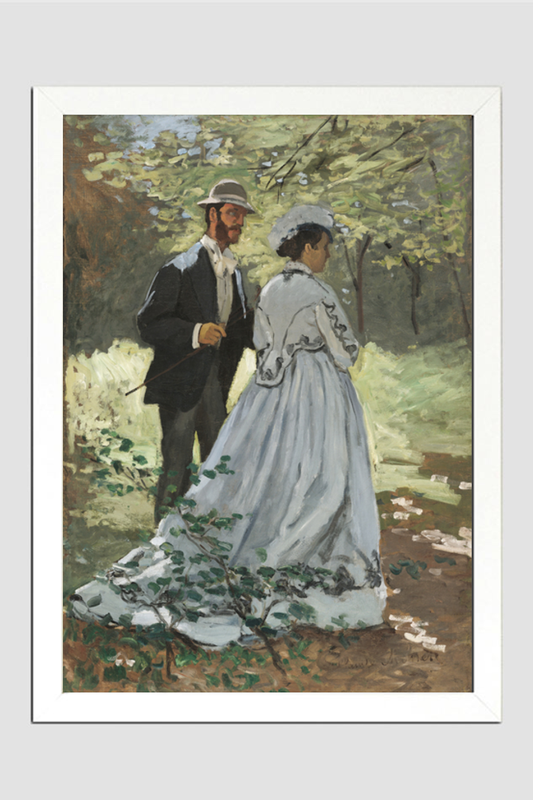 Bazille and Camille (1865) by Claude Monet