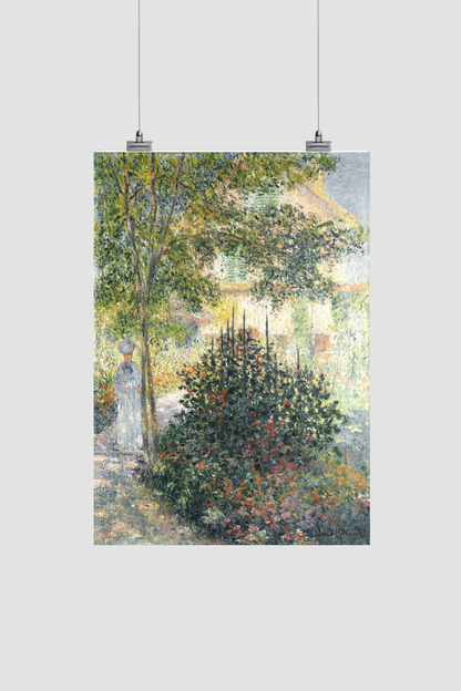 Camille Monet in the Garden at Argenteuil (1876) by Claude Monet