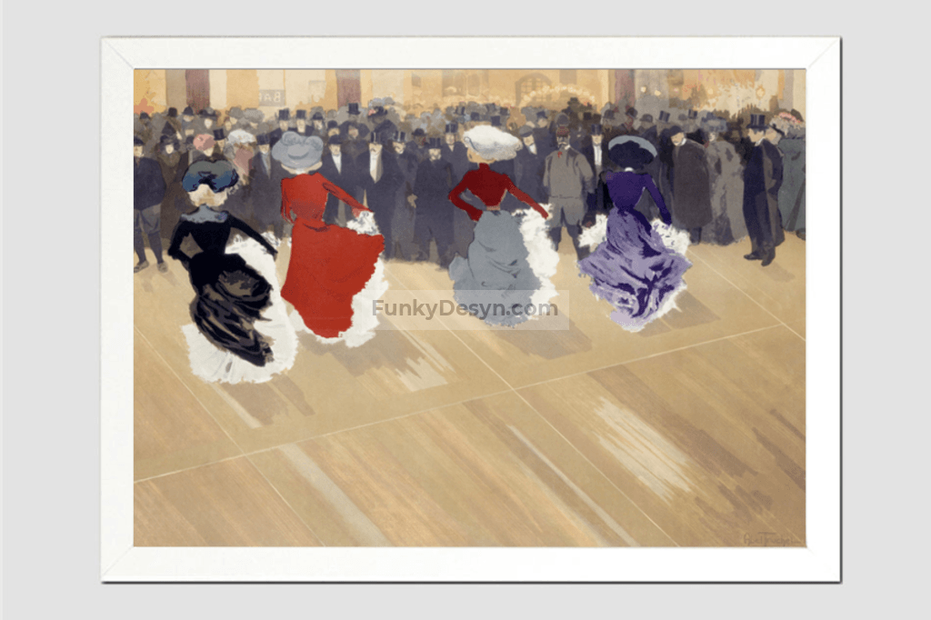 The quadrille at the Moulin-Rouge (1902) by Louis Abel-Truchet.