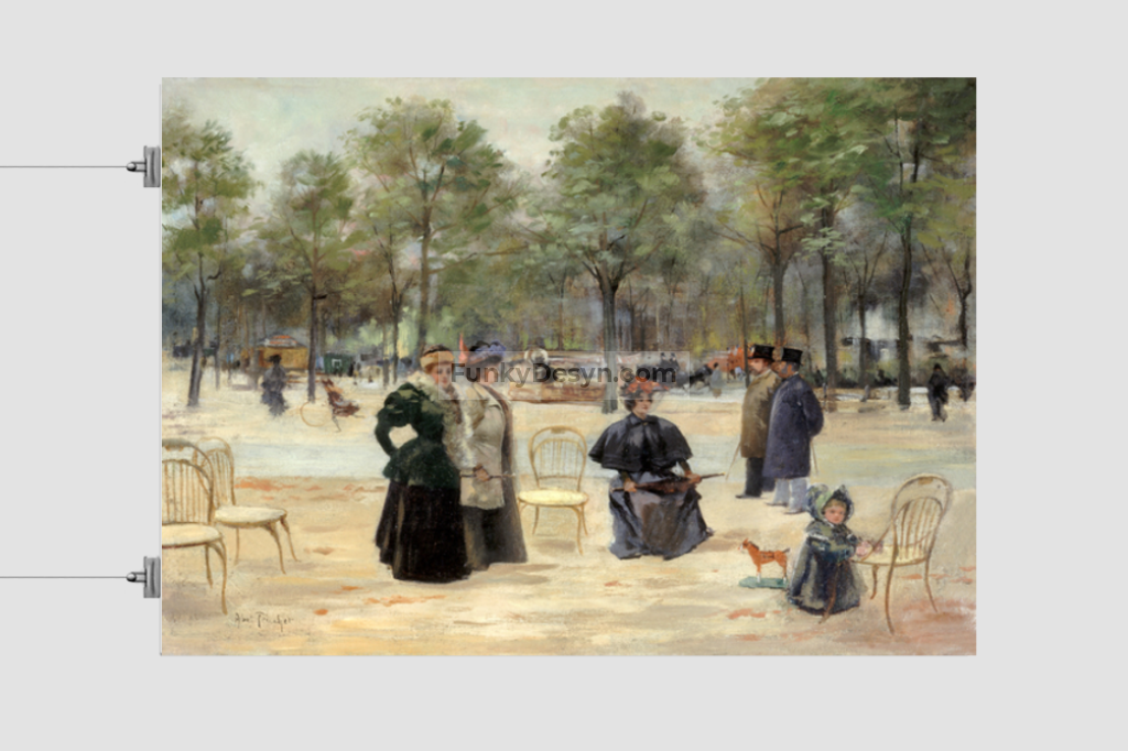To the Champs Elysees (1895) by Louis Abel-Truchet.