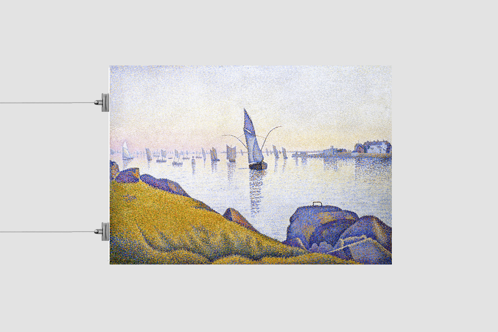 Evening Calm, Concarneau, Opus 220 (Allegro Maestoso) (1891) painting by Paul Signac