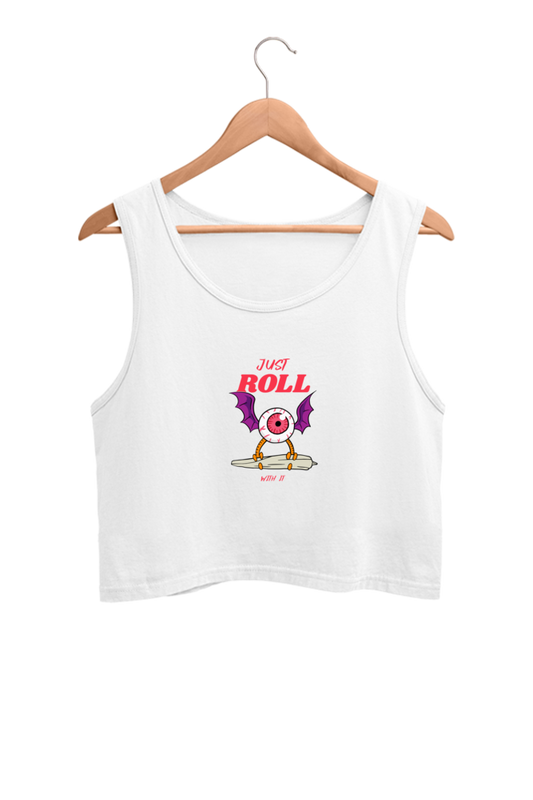Just Roll With It - Crop Tank Top