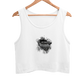 Monochrome Watercolor Live Your Dream - Crop Tank Tops