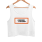 Black Red Yellow Marquee Modern Film Movies Pop Culture - Crop Tank