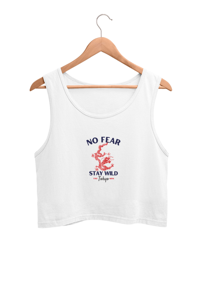No Fear - Crop Tank Tops