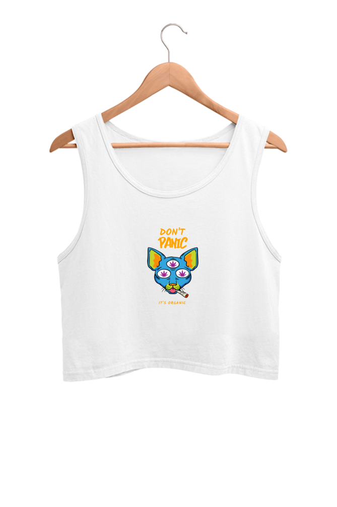 Don't Panic Its Organic - Crop Tank