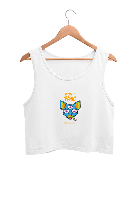 Don't Panic Its Organic - Crop Tank